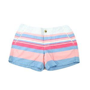 COLUMBIA PFG Women's Solar Fade Shorts Hiking / Fishing SIZE 6 Blue Pink Striped
